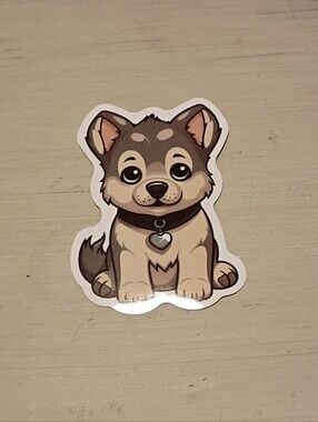 10/$10 Stickers Decal - Husky Puppy Dog Kawaii Animal Sticker - New